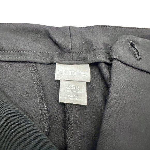 Chico's Pants Size 2.5 R 14 L Trousers Zip & Button Pockets Women - Picture 6 of 14